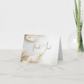 Merci | Elégante Pampas Bohème Florale Or (Devant)