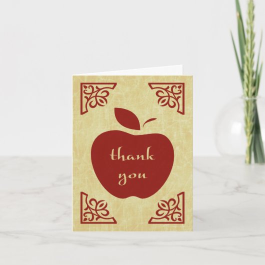 merci élégante pomme (Devant)