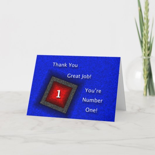 Merci employé Excellent travail (Devant)