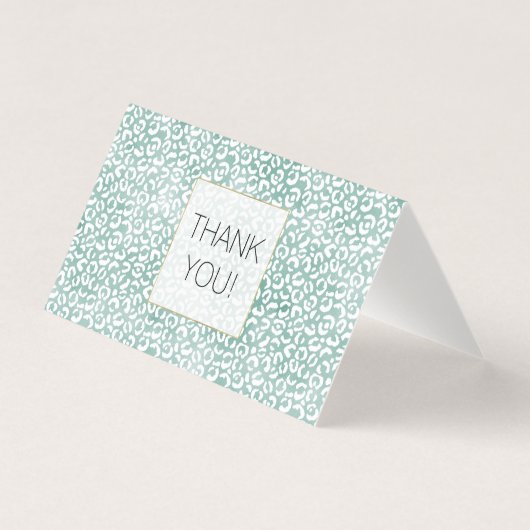 Merci Empreinte de léopard Mint Glam (Front)