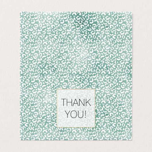 Merci Empreinte de léopard Mint Glam (Outside Unfolded)