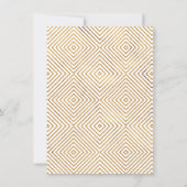 Merci en calligraphie or et blanc avec des cœurs (Dos)