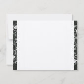 Merci en cuir rustique blanc noir de fantaisie (Dos)