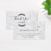 Merci En Marbre Pour Magasiner Carte De Réduction (Bureau)