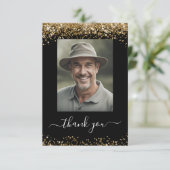 Merci en or et Parties scintillant noire (Debout devant)