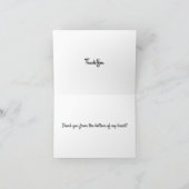 Merci en plume d'ange (Intérieur)