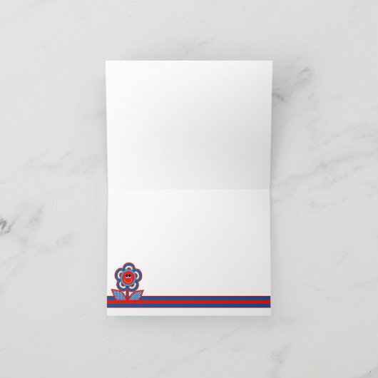 Merci en Rouge, Blanc & Bleu (Intérieur)