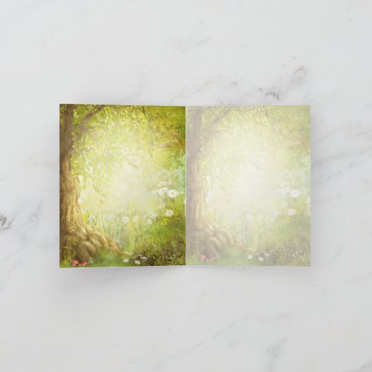 Merci enchanté de scène de forêt (Intérieur)