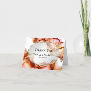 Merci Encre d'aquarelle Abstraite aux couleurs d