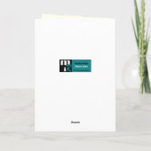 Merci Enseignant Daisy Design Carte personnalisée (Dos)