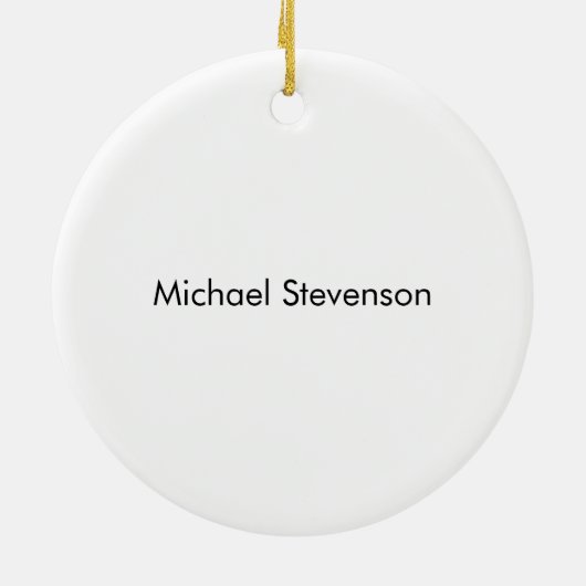 Merci Enseignant Doodle Ornement (Dos)