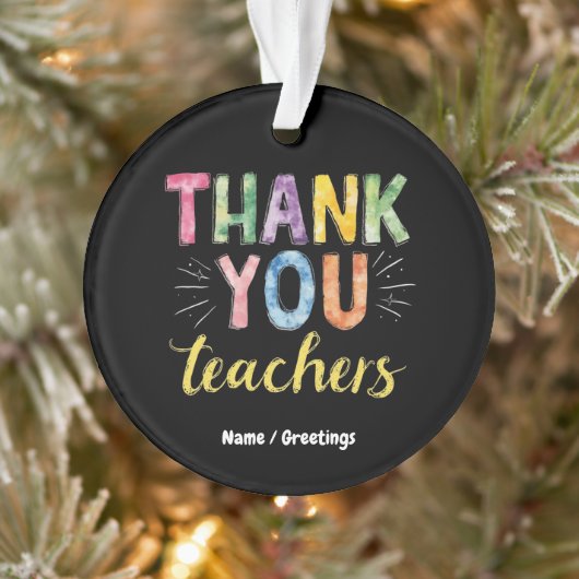 Merci Enseignants et étudiants Diplôme Cadeau (Arbre)