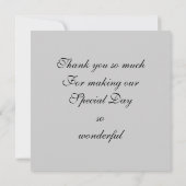 Merci épousant le cadre de photo (Dos)