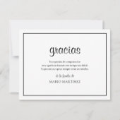 Merci espagnol moderne | Sympathie Merci (Devant)