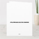 Merci et amitié Big Card (Dos)