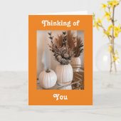 MERCI ET PENSÉE À LA CARTE **VOUS** (Fleur jaune)