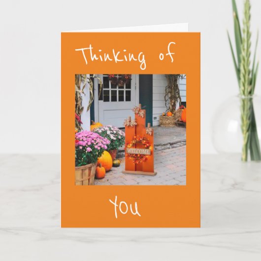 MERCI ET PENSÉE À LA CARTE **VOUS** (Devant)