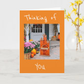 MERCI ET PENSÉE À LA CARTE **VOUS** (Fleur jaune)