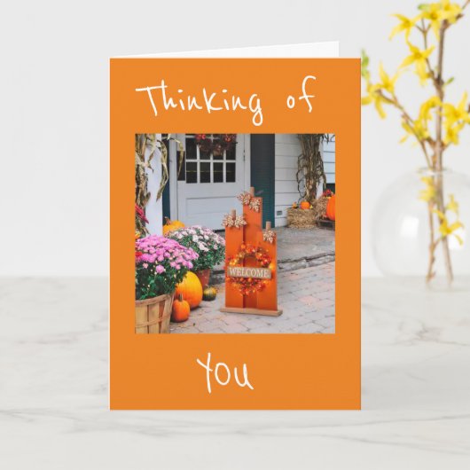 MERCI ET PENSÉE À LA CARTE **VOUS** (Fleur jaune)