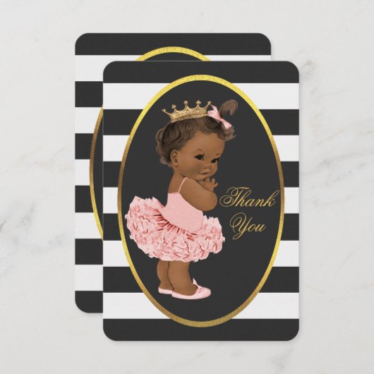 Merci ethnique mignon de princesse Stripes de tutu (Devant / Derrière)