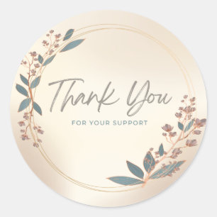 merci étiquette autocollant