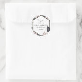 merci, étiquette de faveur, boho, LANCEMENT DE MAR (Sac)