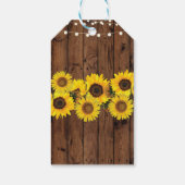 Merci Étiquette Favoriser Fête des mariées en bois (Dos)