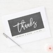 Merci Étiquette Mini Vin Mini Champagne (Enveloppe)