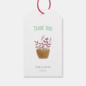 Merci ! étiquette pour fleuriste, fleuriste (Dos)