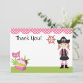 Merci fait sur commande de pirate de fille (Debout devant)