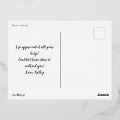 Merci Fancy Pour N'Importe Quelle Occasion Carte P (Verso)