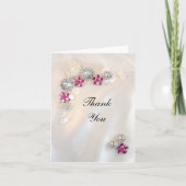 Merci Faux Pearl et Boutons de diamant rose (Devant)