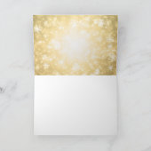 Merci fête d'anniversaire Gold Winter Wonderland (Intérieur)