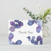 Merci Feuille d'Eucalyptus bleu violet (Debout devant)