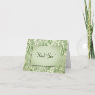 Merci Feuille d'olive noir à l'intérieur