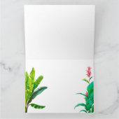 Merci Feuille vert et rouge (Intérieur)