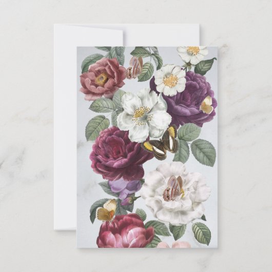 Merci Fleur de fleurs de Mariage papillon (Dos)