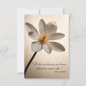 Merci Fleur sauvage blanc pour votre carte de symp (Devant)