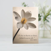 Merci Fleur sauvage blanc pour votre carte de symp (Debout devant)