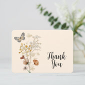 Merci Fleur sauvage Boho aquarelle (Debout devant)