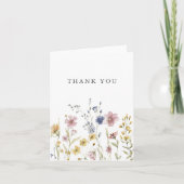 Merci Fleur sauvage Boho Watercolor (Devant)