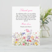 Merci fleur sauvage de printemps floral (Debout devant)