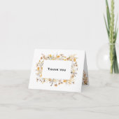 Merci fleur sauvage thème mariage papeterie (Devant)