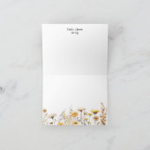 Merci fleur sauvage thème mariage papeterie (Intérieur)