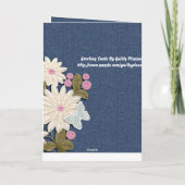 Merci fleuri (Dos)