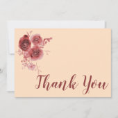 Merci fleurs bordeaux (Devant)