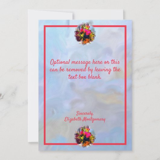 Merci Fleurs de l'amour PM0001 (Dos)