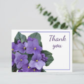 Merci Fleurs Jardin Violet Africain Art Floral (Debout devant)