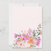 Merci fleurs sauvages pastel srping douche (Dos)