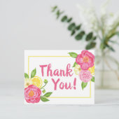 Merci floral de citron moderne (Debout devant)